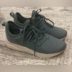 Puma Softride Women's Sneakers in Dark Green and Cream
